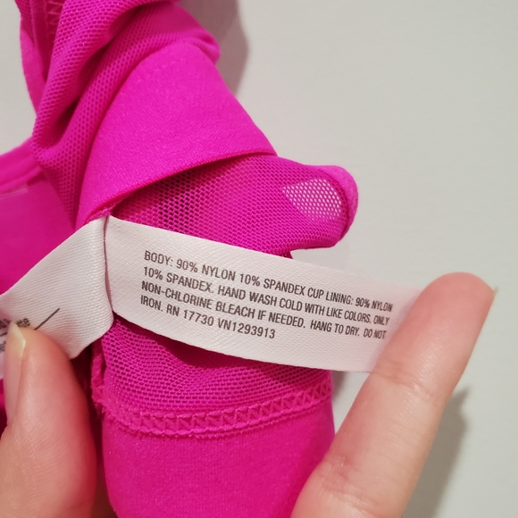 Auden Pink Mesh Bralette - Picture 9 of 10